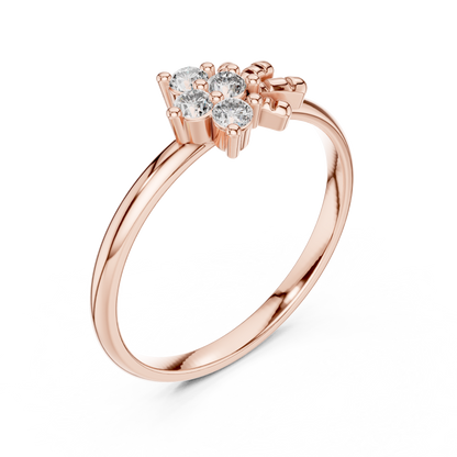 Round Halo Lab Grown Diamond Ring