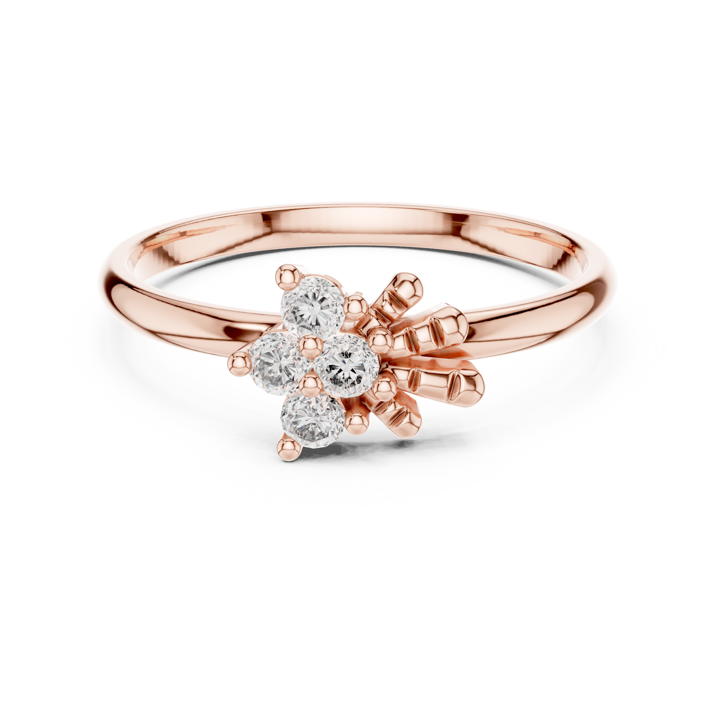 Round Halo Lab Grown Diamond Ring