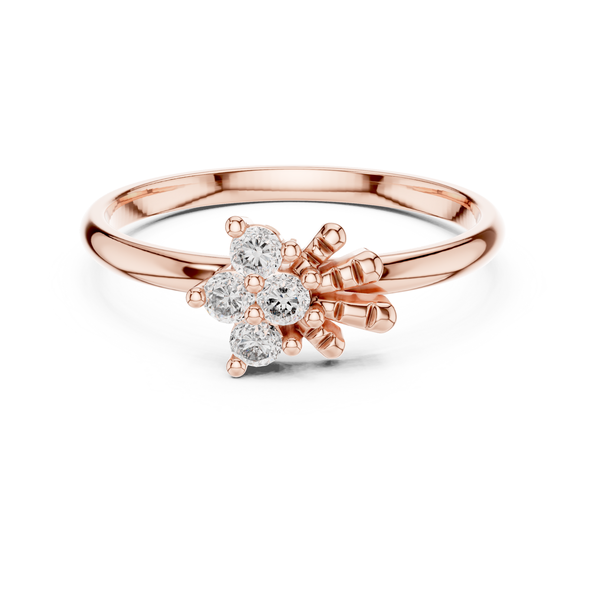 Round Halo Lab Grown Diamond Ring