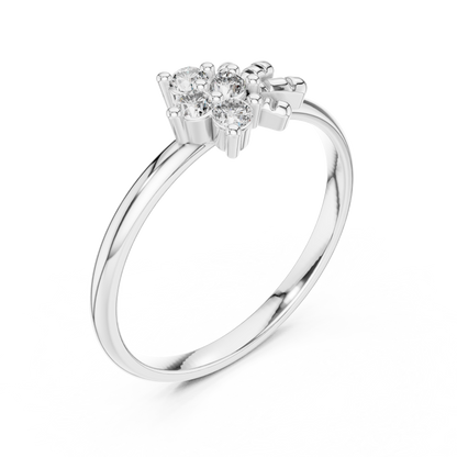 Round Halo Lab Grown Diamond Ring