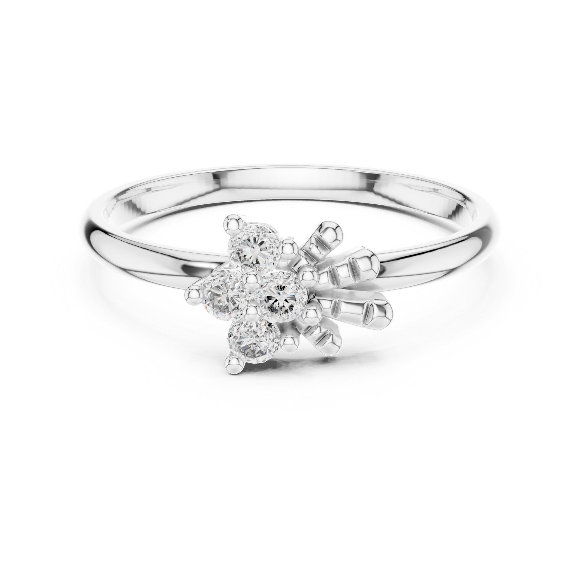 Round Halo Lab Grown Diamond Ring