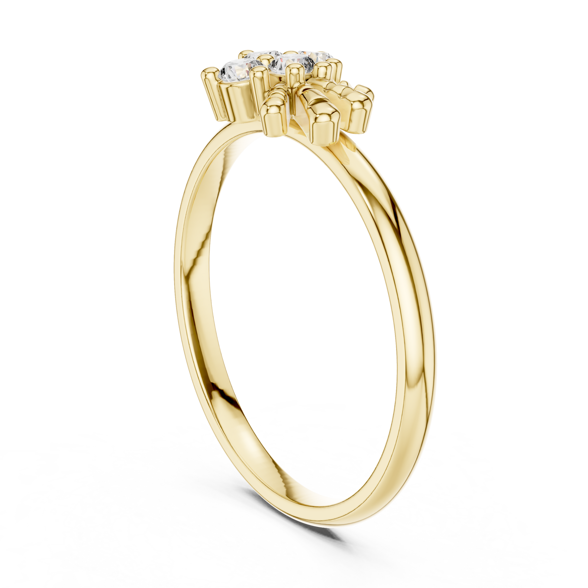 Round Halo Lab Grown Diamond Ring