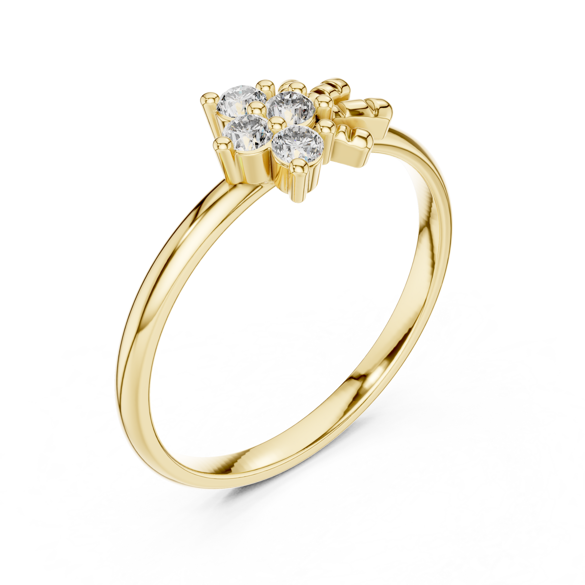 Round Halo Lab Grown Diamond Ring