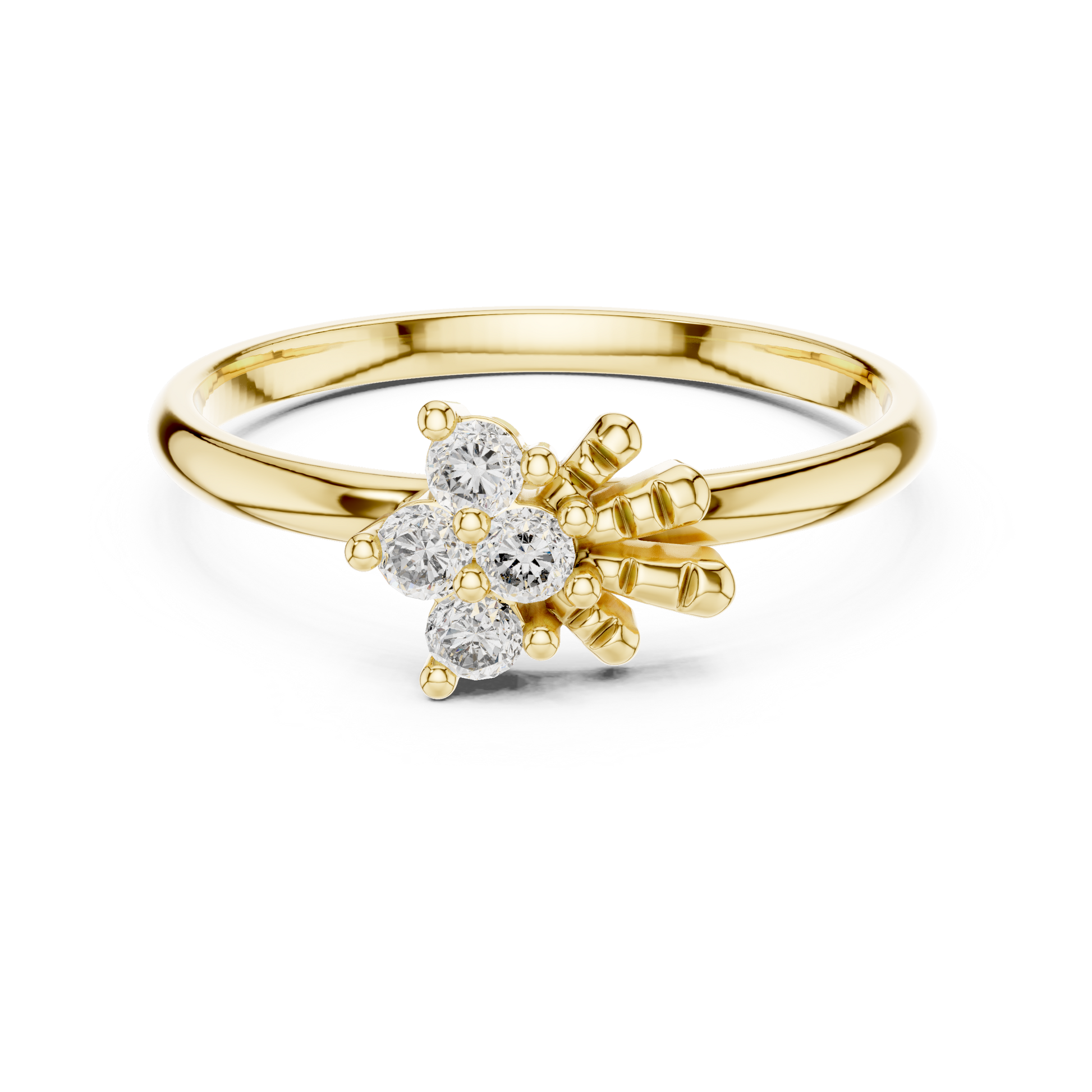 Round Halo Lab Grown Diamond Ring