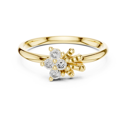 Round Halo Lab Grown Diamond Ring