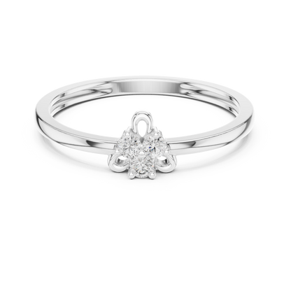 Round Halo Lab Grown Diamond Ring