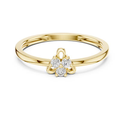 Round Halo Lab Grown Diamond Ring