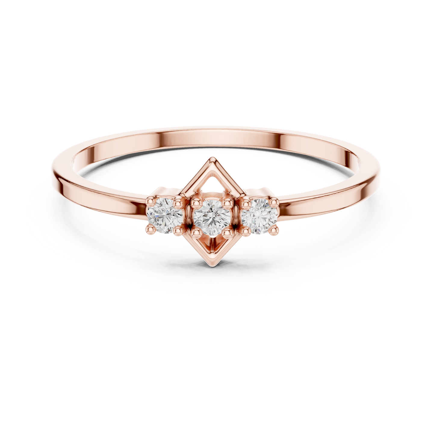 Round Halo Lab Grown Diamond Ring