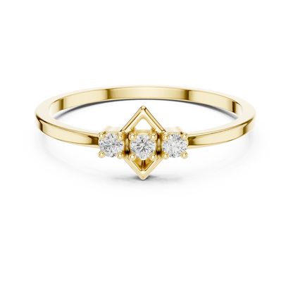 Round Halo Lab Grown Diamond Ring
