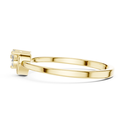 Round Halo Lab Grown Diamond Ring