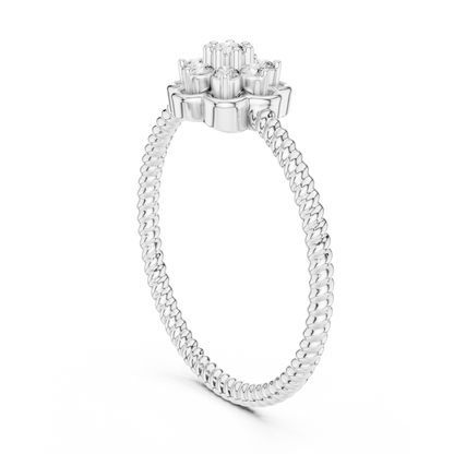 Round Halo Lab Grown Diamond Ring