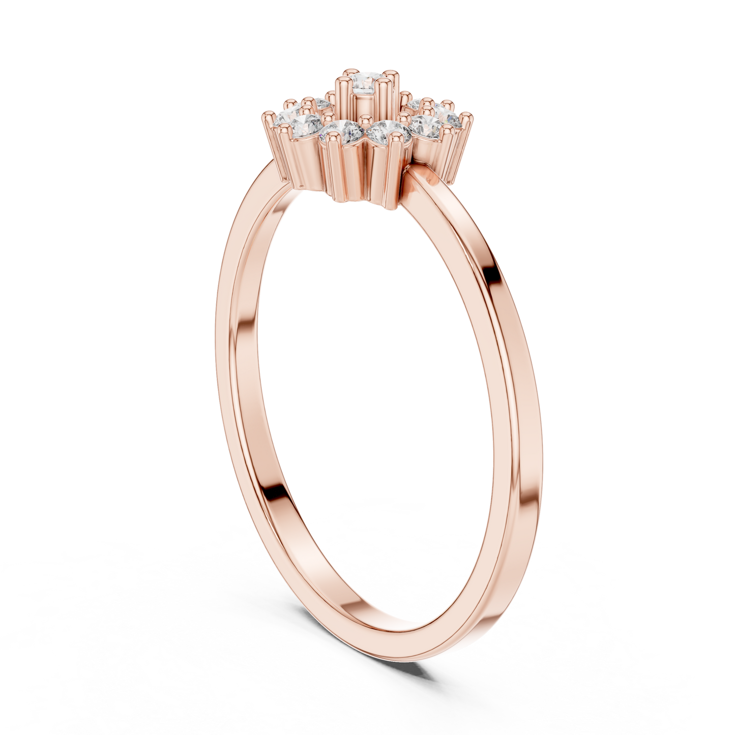 Round Halo Lab Grown Diamond Ring