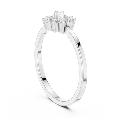 Round Halo Lab Grown Diamond Ring