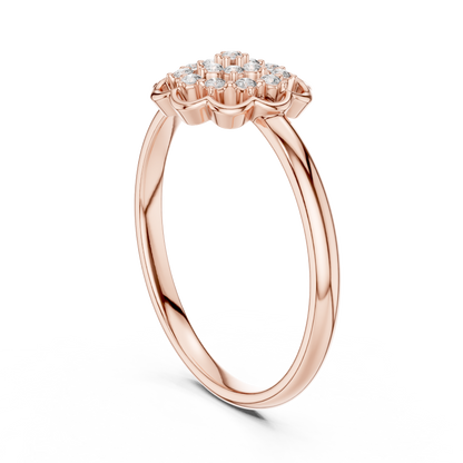 Round Halo Lab Grown Diamond Ring