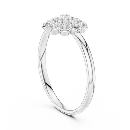 Round Halo Lab Grown Diamond Ring