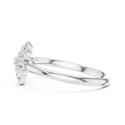 Round Halo Lab Grown Diamond Ring