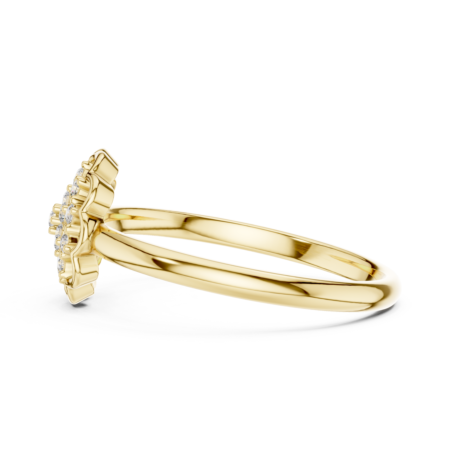 Round Halo Lab Grown Diamond Ring