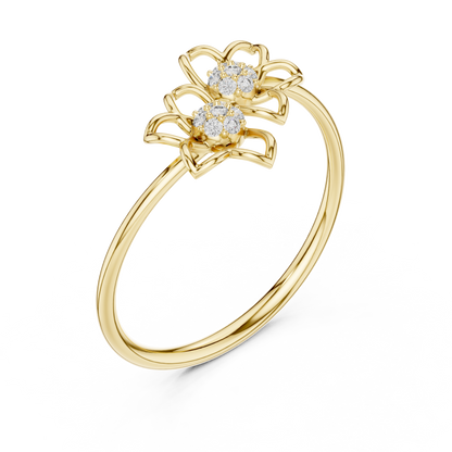 Round Halo Lab Grown Diamond Ring