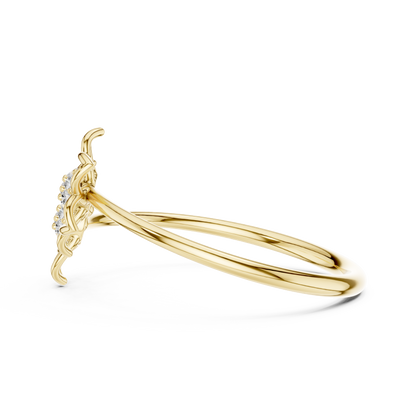 Round Halo Lab Grown Diamond Ring