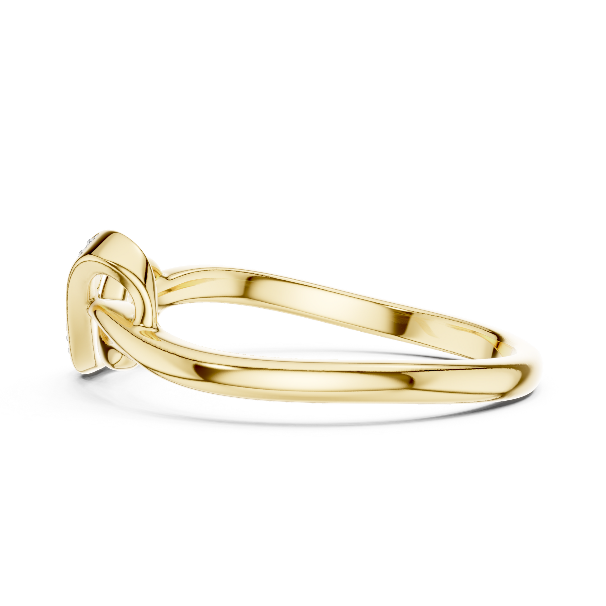 Round Solitaire Lab Grown Diamond Ring