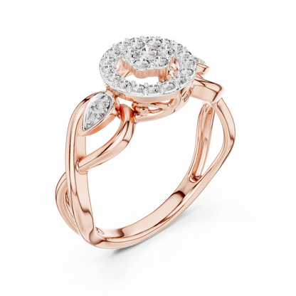 Mixed Shape Lab Grown Diamond Halo Ring