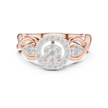 Mixed Shape Lab Grown Diamond Halo Ring