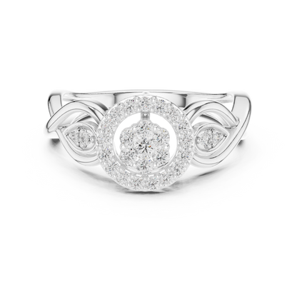 Mixed Shape Lab Grown Diamond Halo Ring