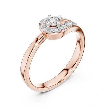 Round Halo Lab Grown Diamond Ring