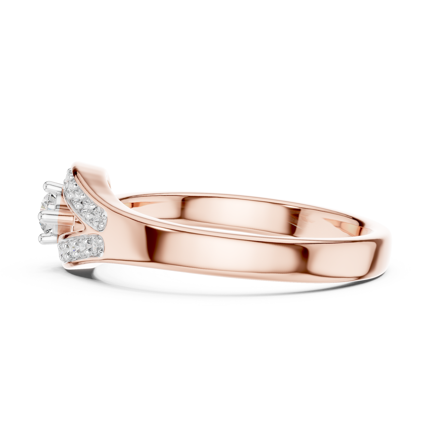 Round Halo Lab Grown Diamond Ring