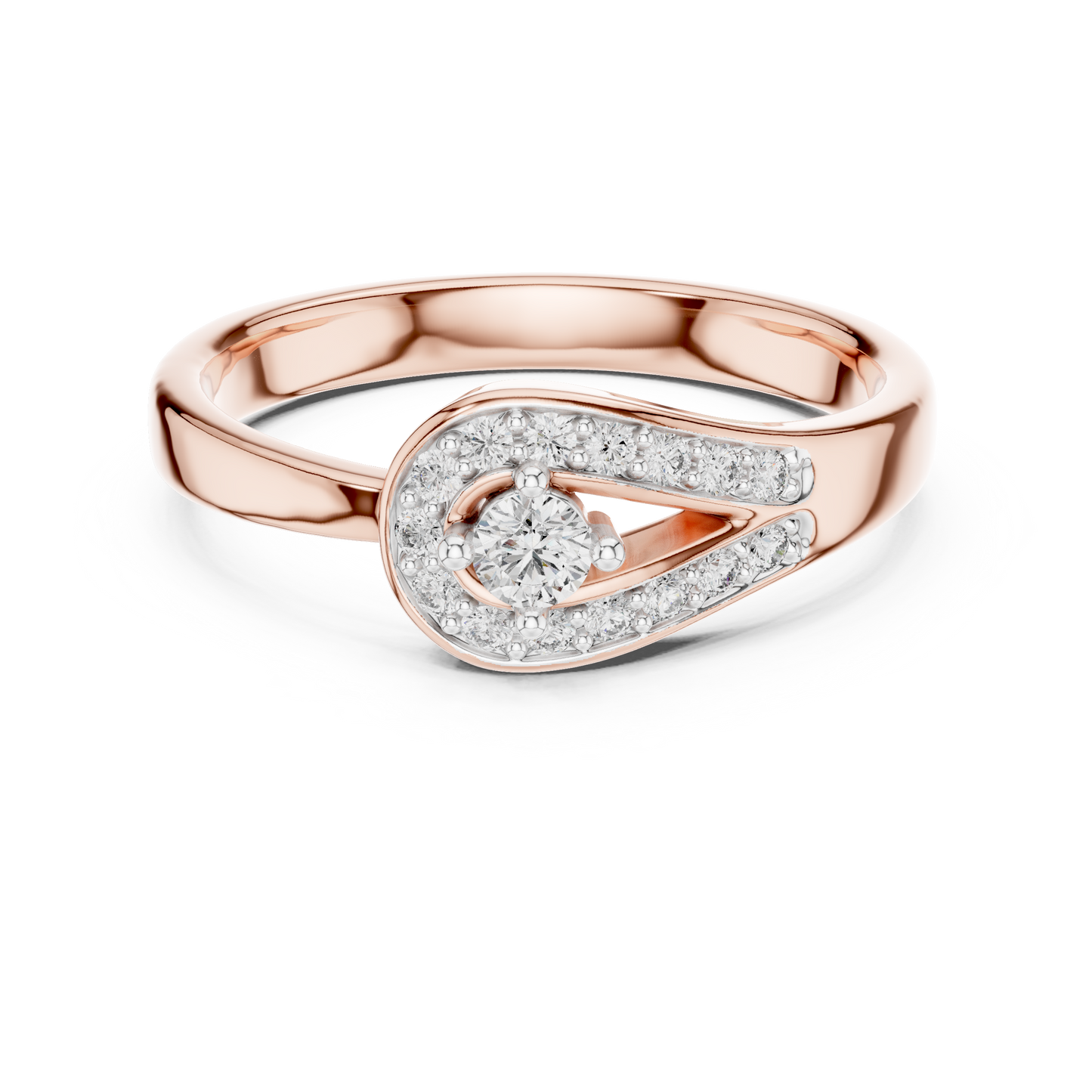 Round Halo Lab Grown Diamond Ring