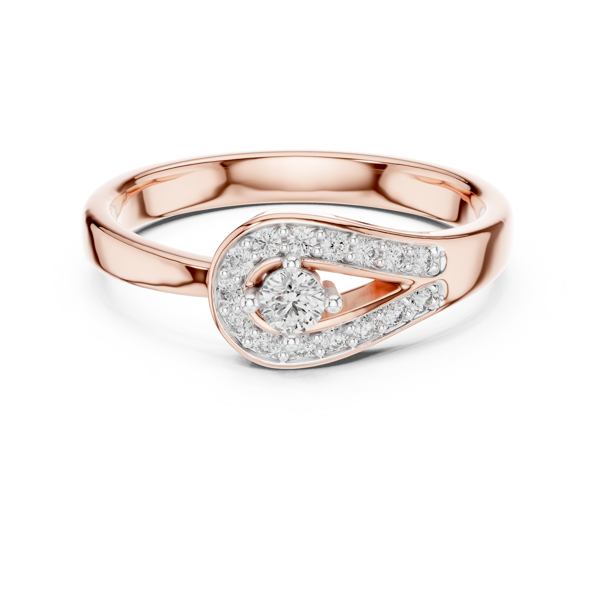 Round Halo Lab Grown Diamond Ring