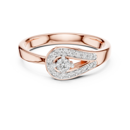 Round Halo Lab Grown Diamond Ring