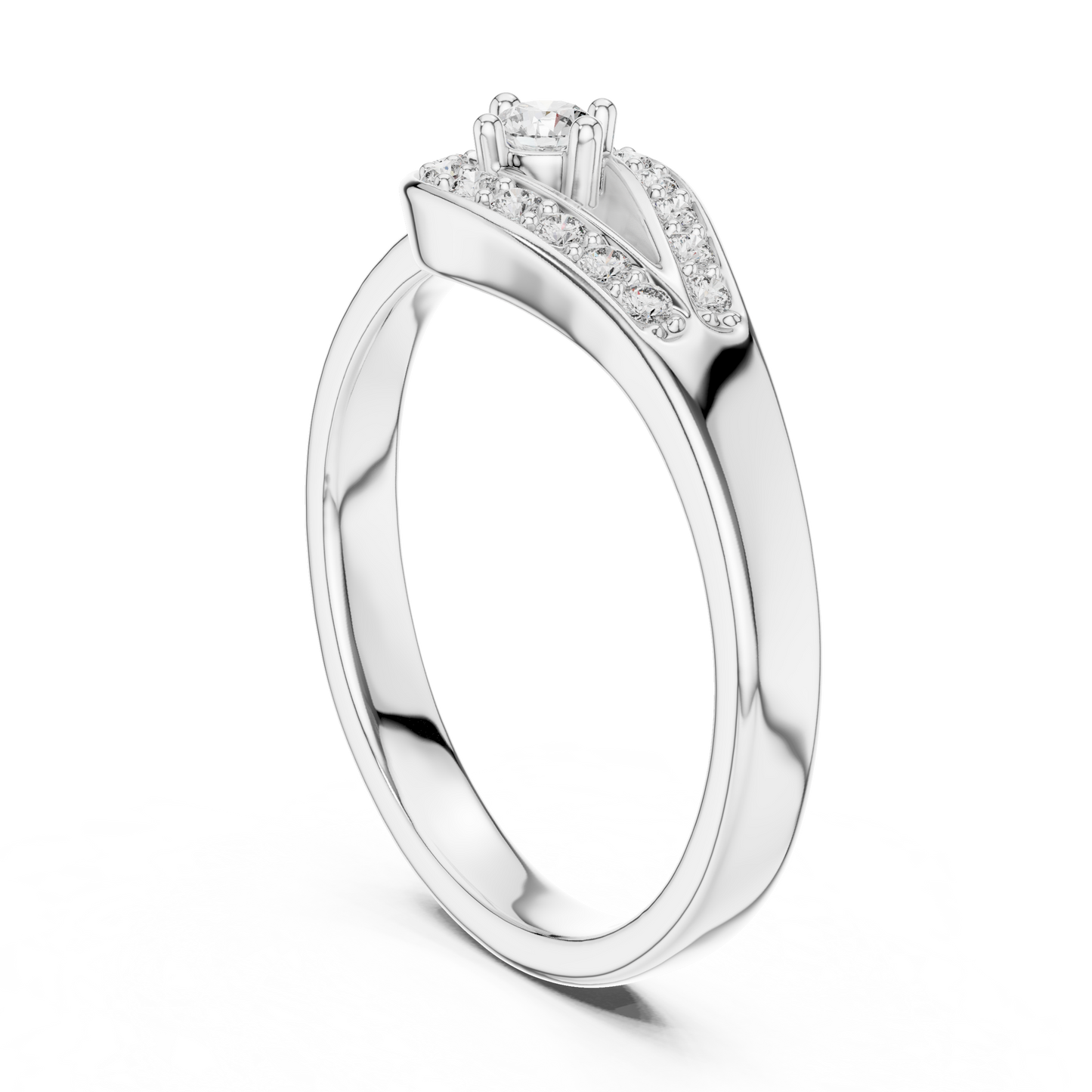 Round Halo Lab Grown Diamond Ring