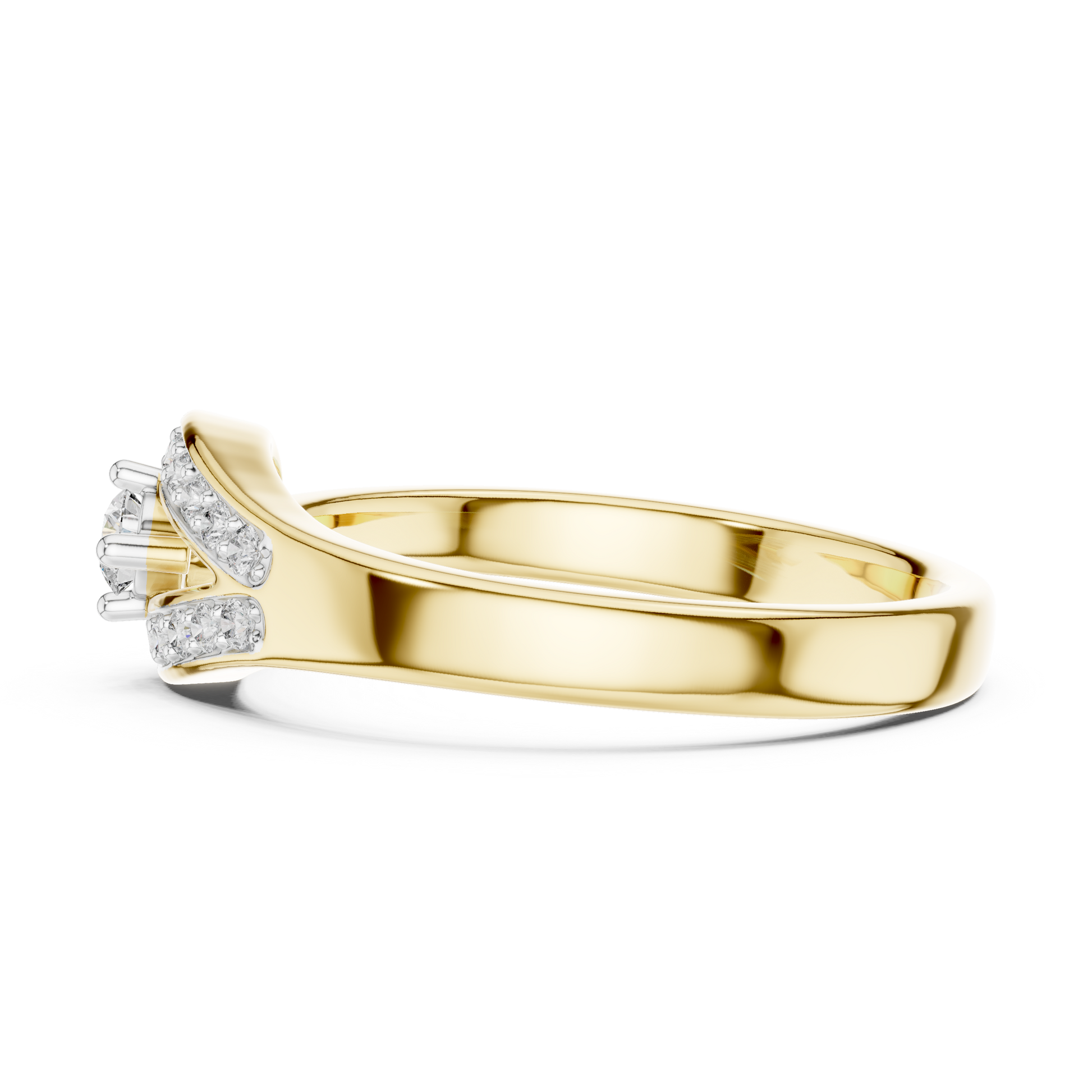Round Halo Lab Grown Diamond Ring