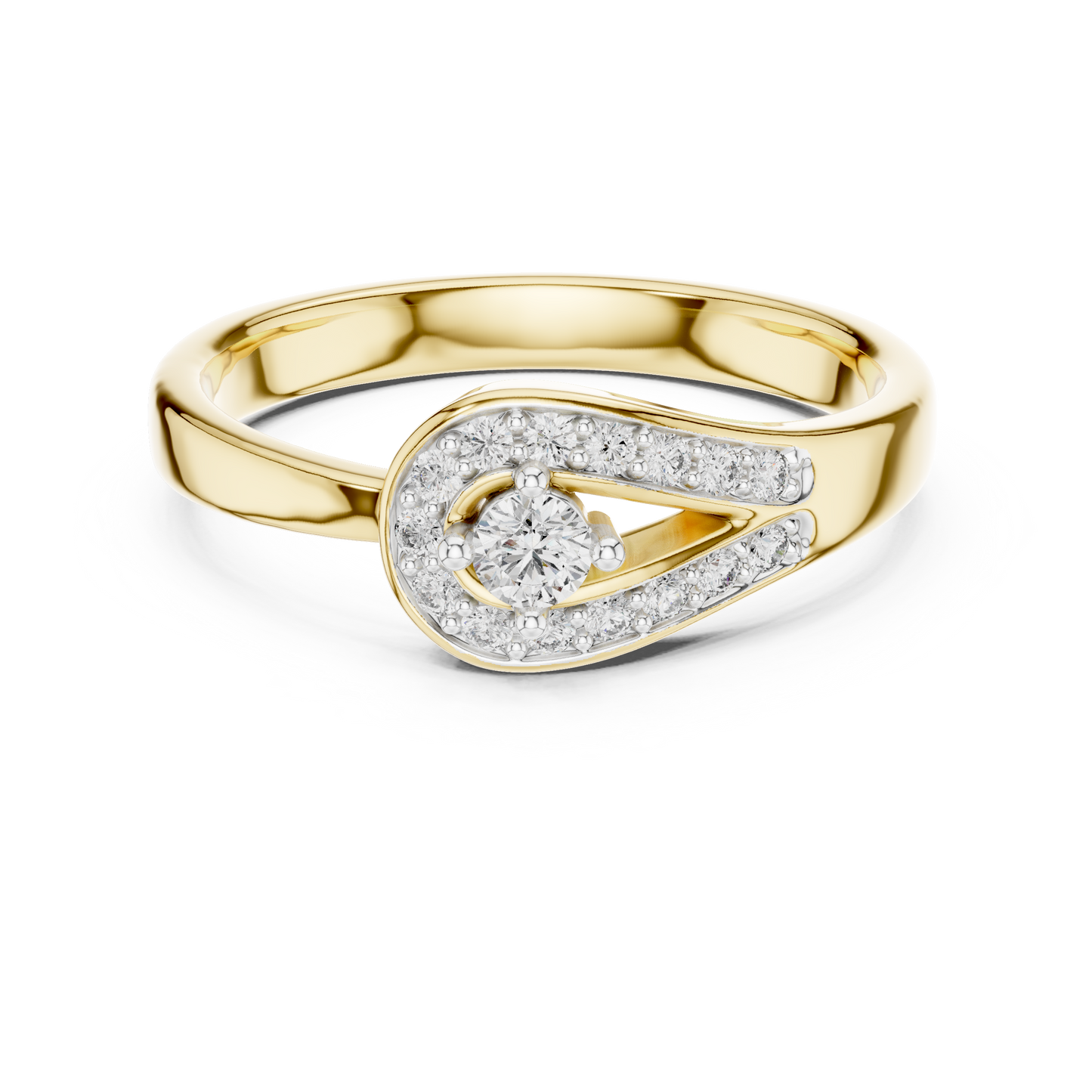 Round Halo Lab Grown Diamond Ring