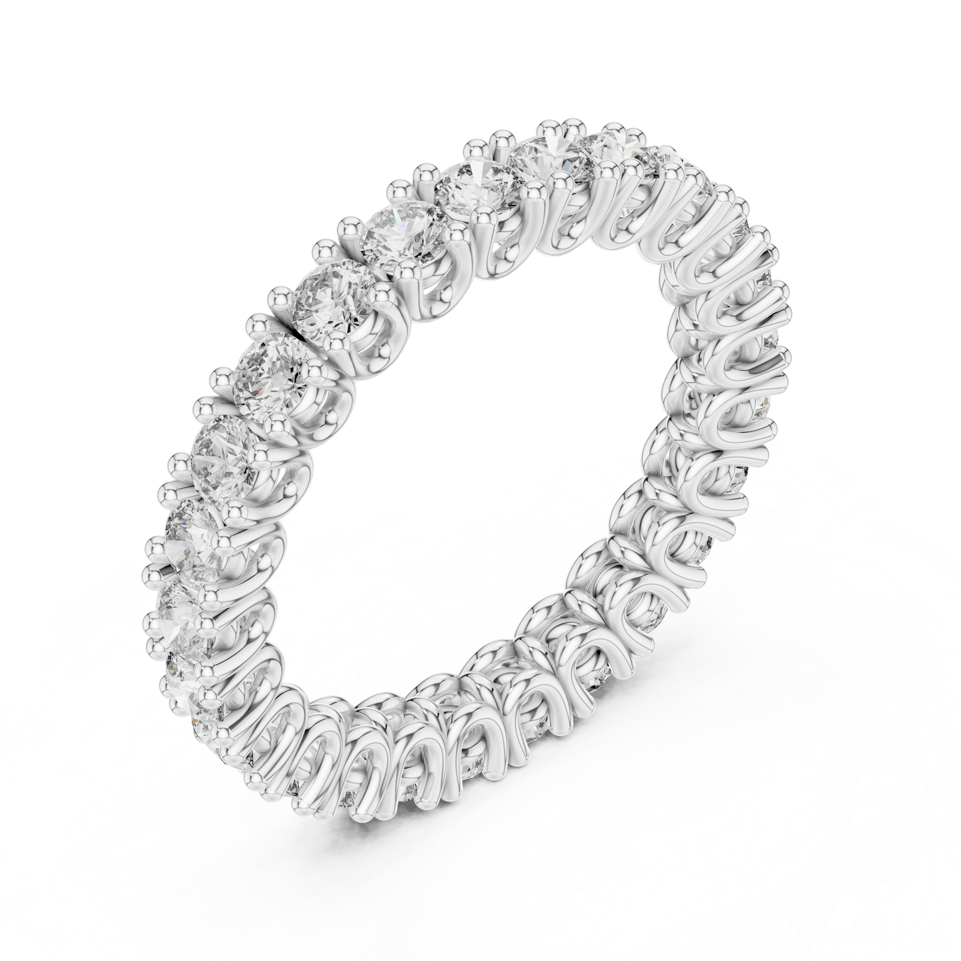 Round Eternity Lab Grown Diamond Ring