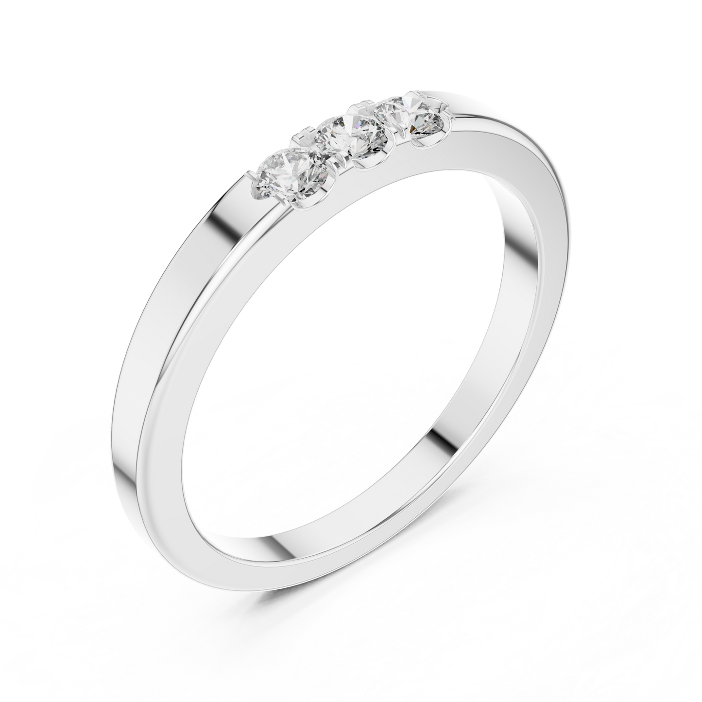 Round Solitaire Lab Grown Diamond Ring