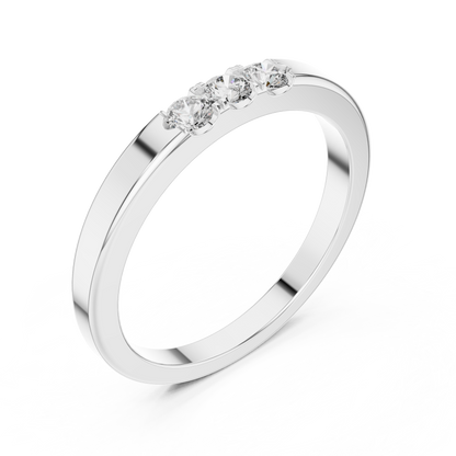 Round Solitaire Lab Grown Diamond Ring