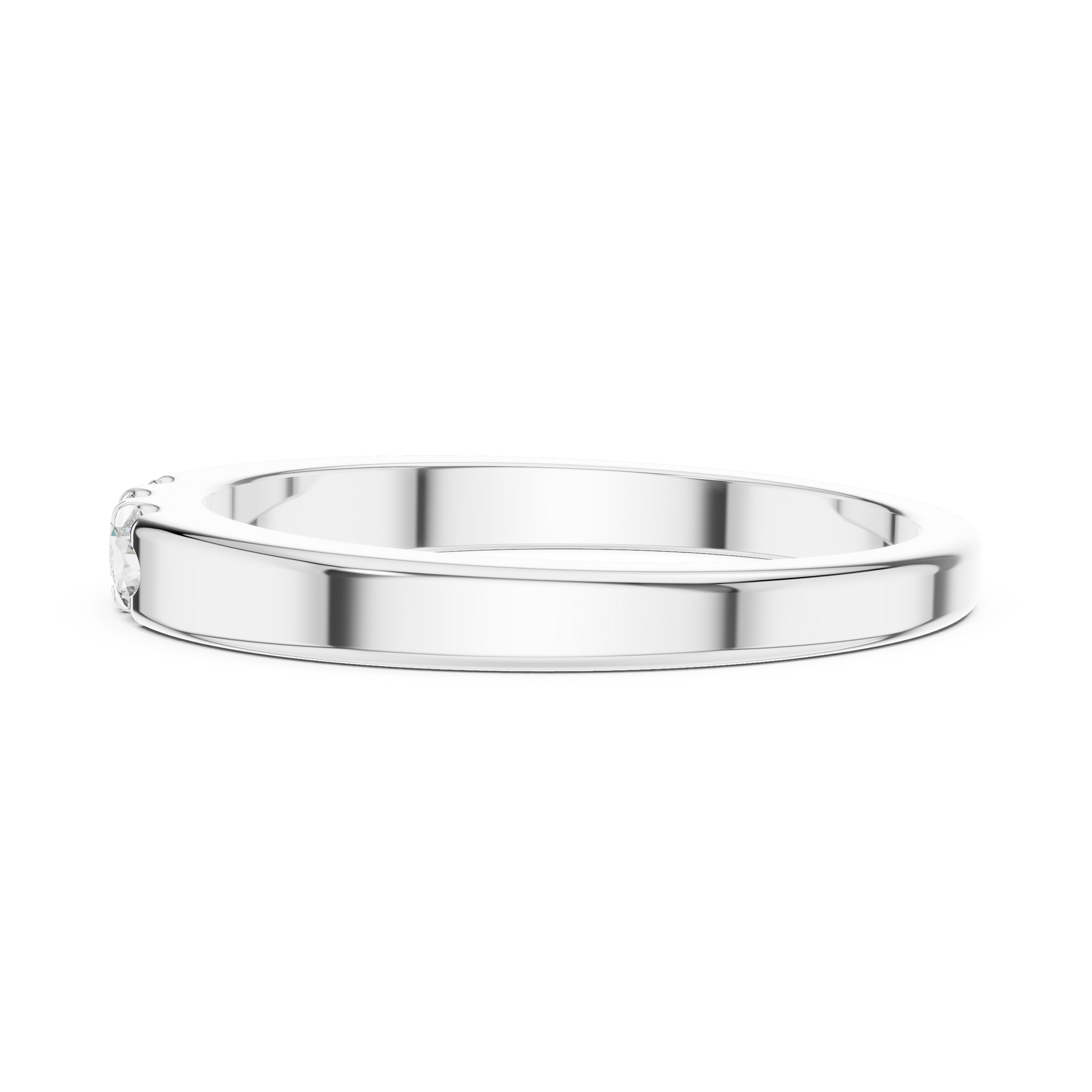Round Solitaire Lab Grown Diamond Ring