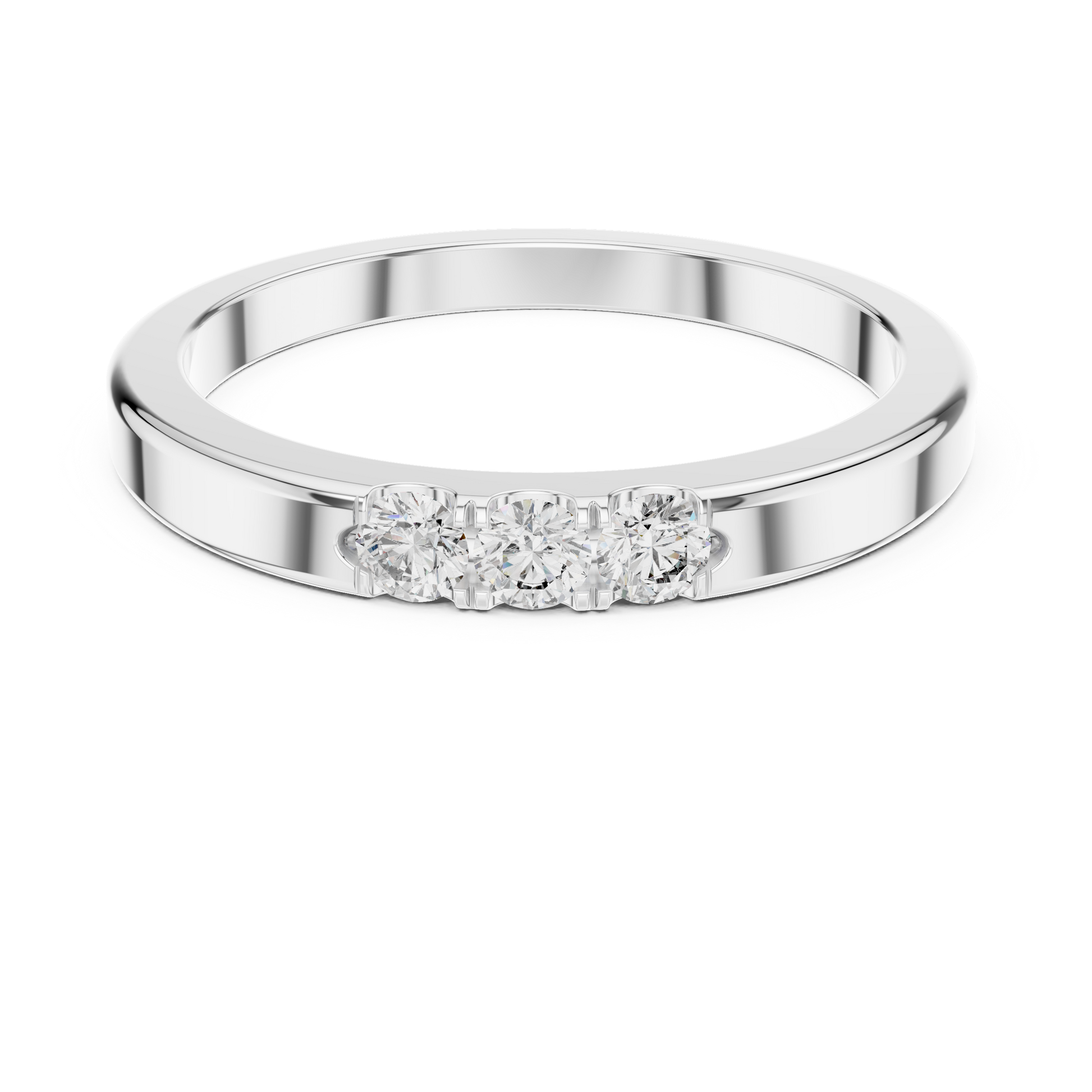 Round Solitaire Lab Grown Diamond Ring
