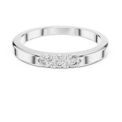 Round Solitaire Lab Grown Diamond Ring
