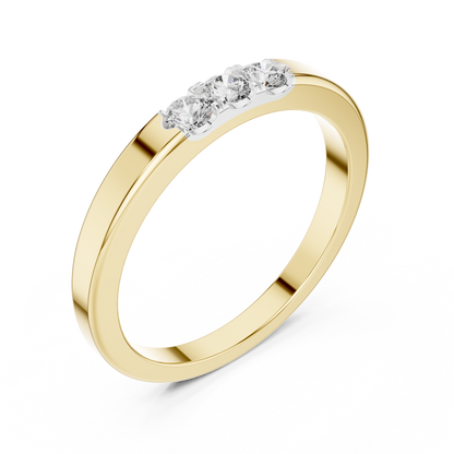 Round Solitaire Lab Grown Diamond Ring