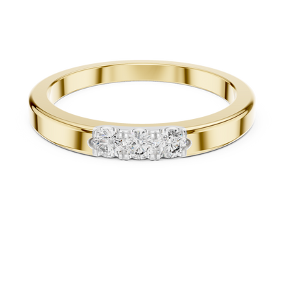 Round Solitaire Lab Grown Diamond Ring