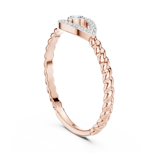 Round Halo Lab Grown Diamond Ring