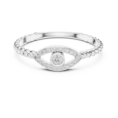 Round Halo Lab Grown Diamond Ring