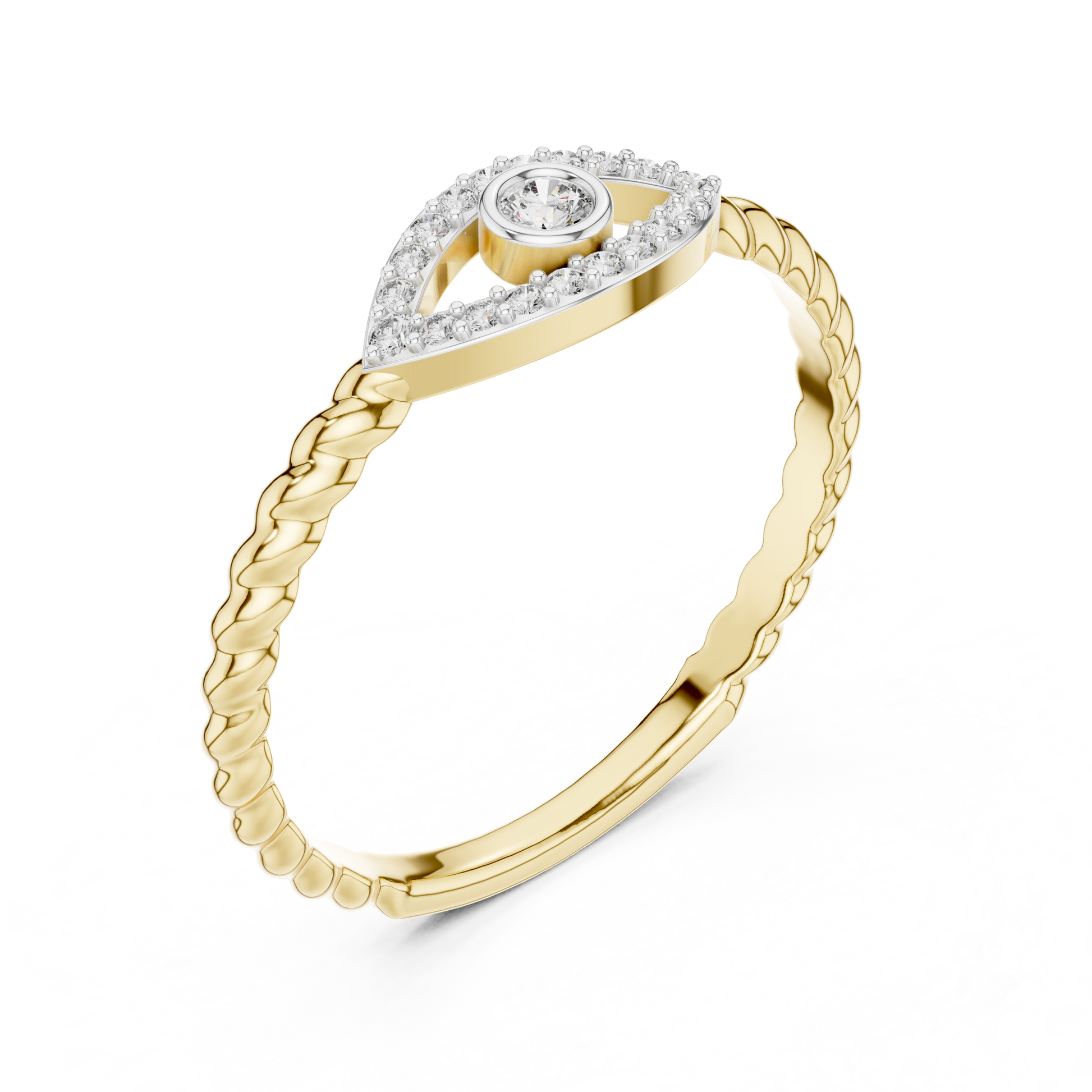 Round Halo Lab Grown Diamond Ring