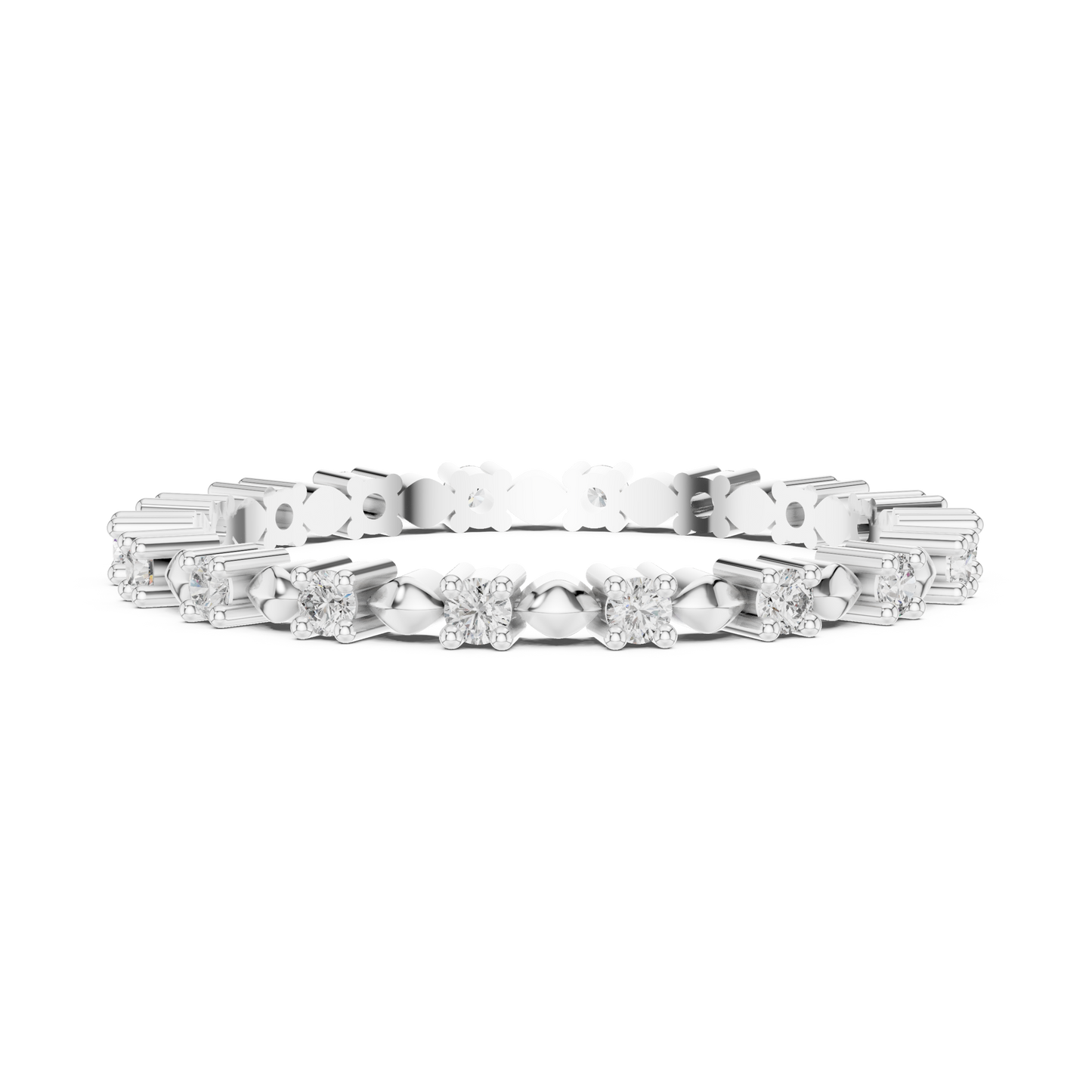 Round Eternity Lab Grown Diamond Ring