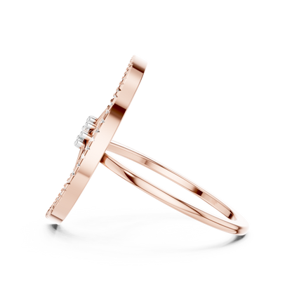 Round Halo Lab Grown Diamond Ring