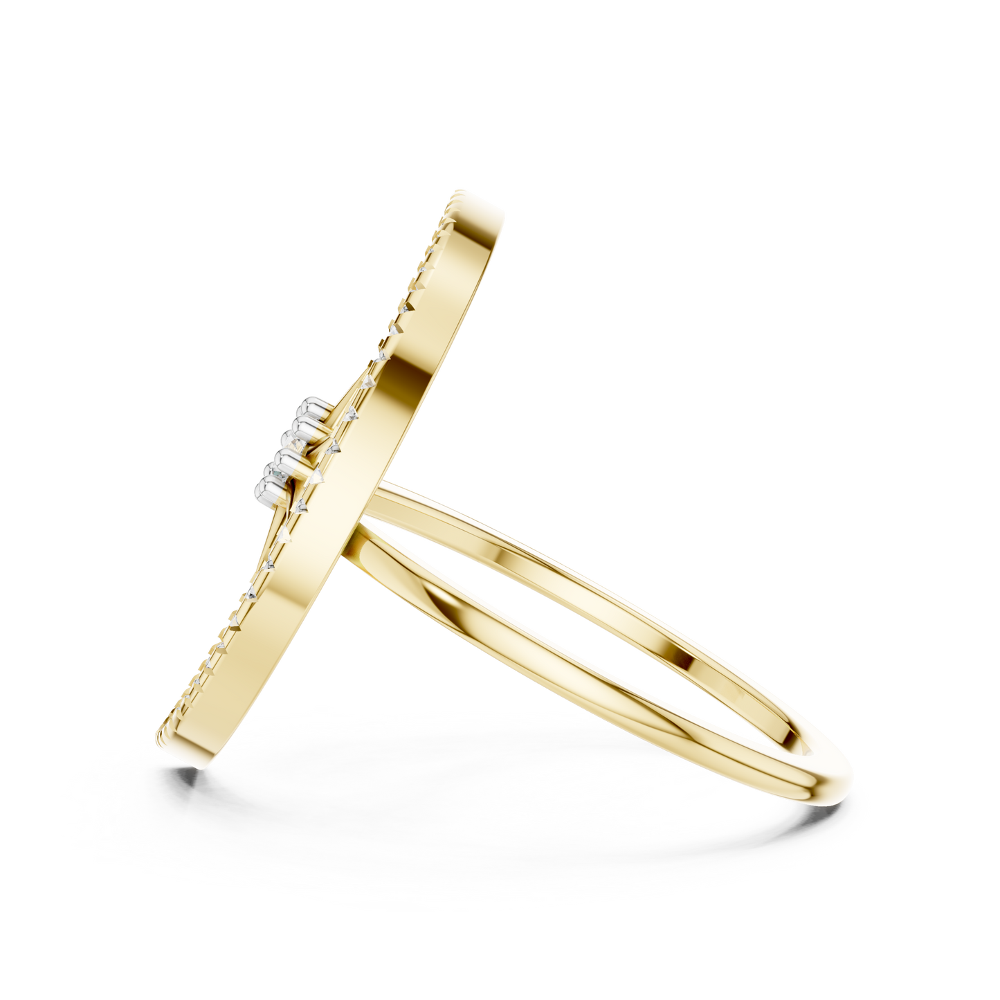 Round Halo Lab Grown Diamond Ring