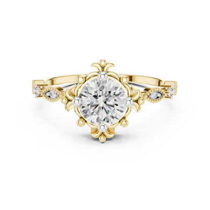 Mixed Shape Lab Grown Diamond Halo Ring